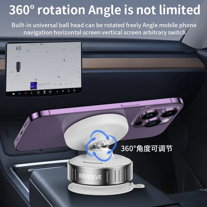 Z3 Car Phone Holder Magnetic Suction Cup Dashboard Mount Multi-Functional Navigation Stand - 6