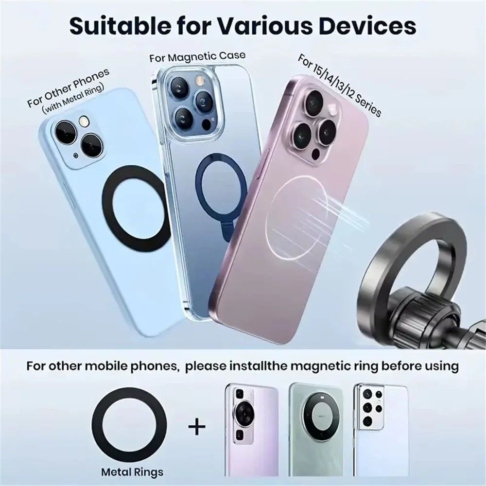X035 Universal Car Magnetic Phone Holder Flexible Gooseneck Long Arm Suction Cup Mount Bracket - 6