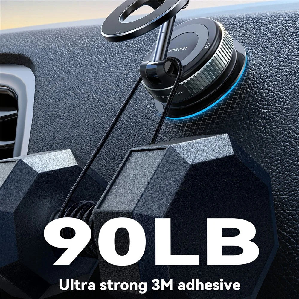 JOYROOM JR-ZS501 Mechanical Foldable Car Mount Suction Cup Magnetic Phone Holder Bracket - 4