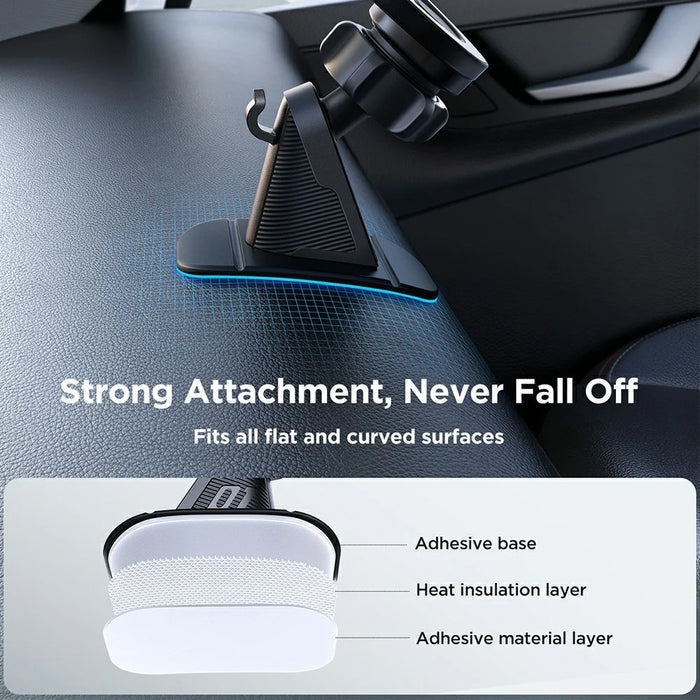 JOYROOM JR-ZS376 Magnetic Car Mount Dashboard Holder 360° Rotation Stand - 5
