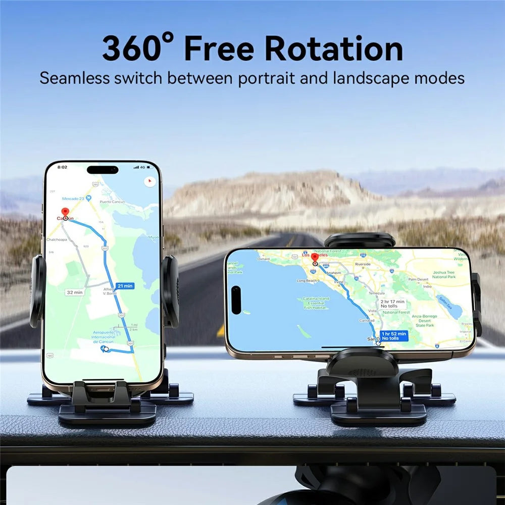 JOYROOM JR-ZS259 Car Dashboard Phone Holder Mount 3-Claw Mechanical Arm Adjustable for 4.7-7 Inch Devices - 6