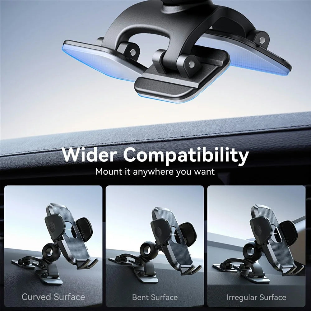 JOYROOM JR-ZS259 Car Dashboard Phone Holder Mount 3-Claw Mechanical Arm Adjustable for 4.7-7 Inch Devices - 7