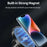 LANPARTE RBA-M01L Universal Magnetic Car Phone Holder Strong Suction Cup Mount with Adjustable Arm - 5