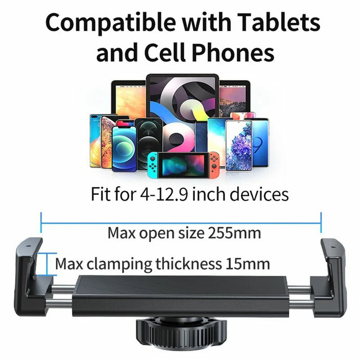LANPARTE RBA-P2L Dual Suction Cup Tablet Stand Extended Version Universal Car Holder Mount with Adjustable Arm - 3