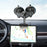 LANPARTE RBA-P2L Dual Suction Cup Tablet Stand Extended Version Universal Car Holder Mount with Adjustable Arm - 6