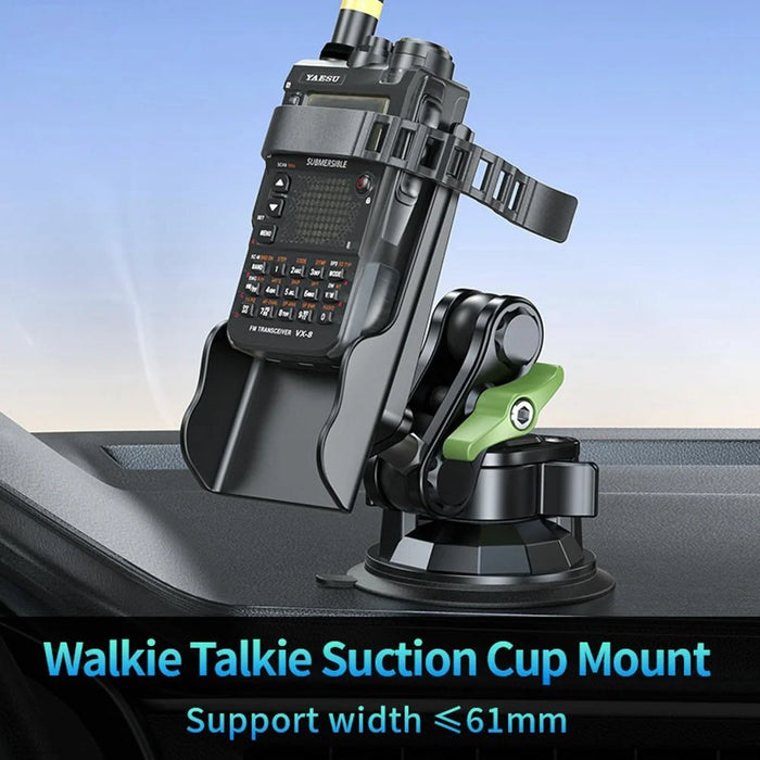 LANPARTE RBA-WT01NL Walkie Talkie Suction Cup Mount Ball Head Arm Extendable Car Holder - 3