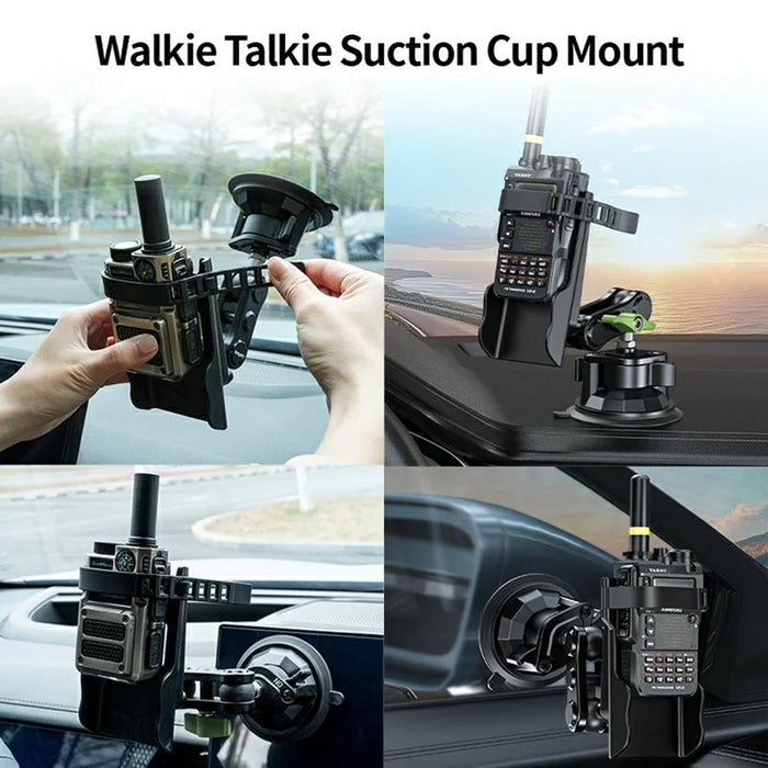 LANPARTE RBA-WT01NL Walkie Talkie Suction Cup Mount Ball Head Arm Extendable Car Holder - 4