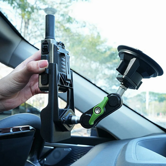 LANPARTE RBA-WT01NL Walkie Talkie Suction Cup Mount Ball Head Arm Extendable Car Holder - 7