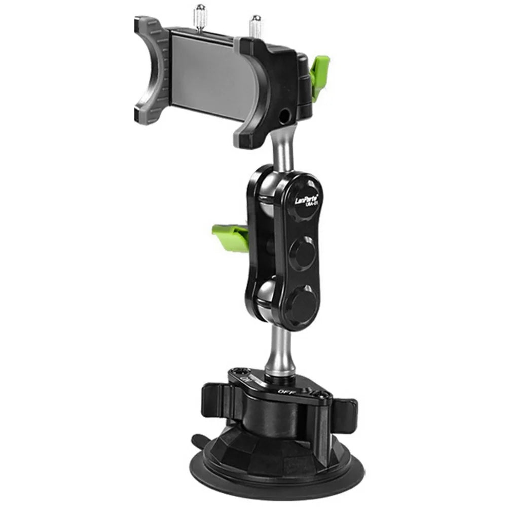 LANPARTE UBA-01 Universal Ball Head Arm Car Suction Cup Mount Multi Angle Adjustable Phone Bracket - 2