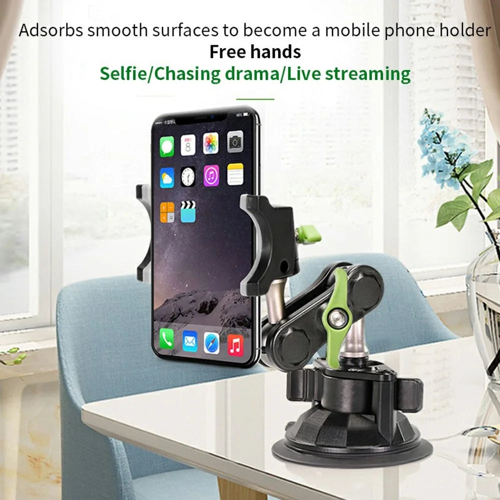 LANPARTE UBA-01 Universal Ball Head Arm Car Suction Cup Mount Multi Angle Adjustable Phone Bracket - 5