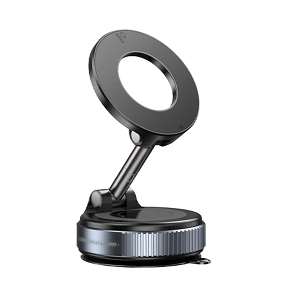 K007 360 Degree Rotation Car Suction Cup Base Magnetic Mount Phone Holder Dashboard Stand - Black - 2