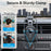VENTION KSCB0 One Touch Clamp Car Phone Holder Suction Cup Mount Bracket for Dashboard / Windshield - 5