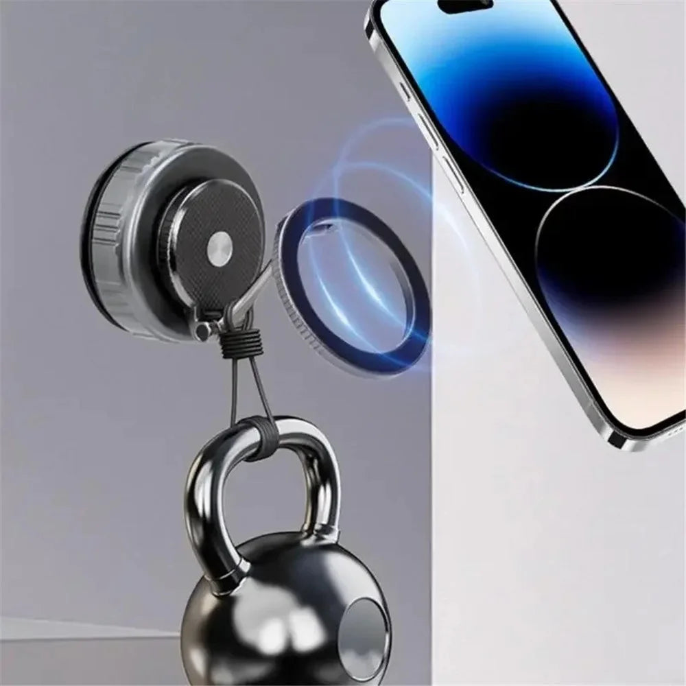 G711 Car Magnetic Phone Mount 360 Degree Rotation Vacuum Suction Cellphone Holder Stand - Tarnish - 5