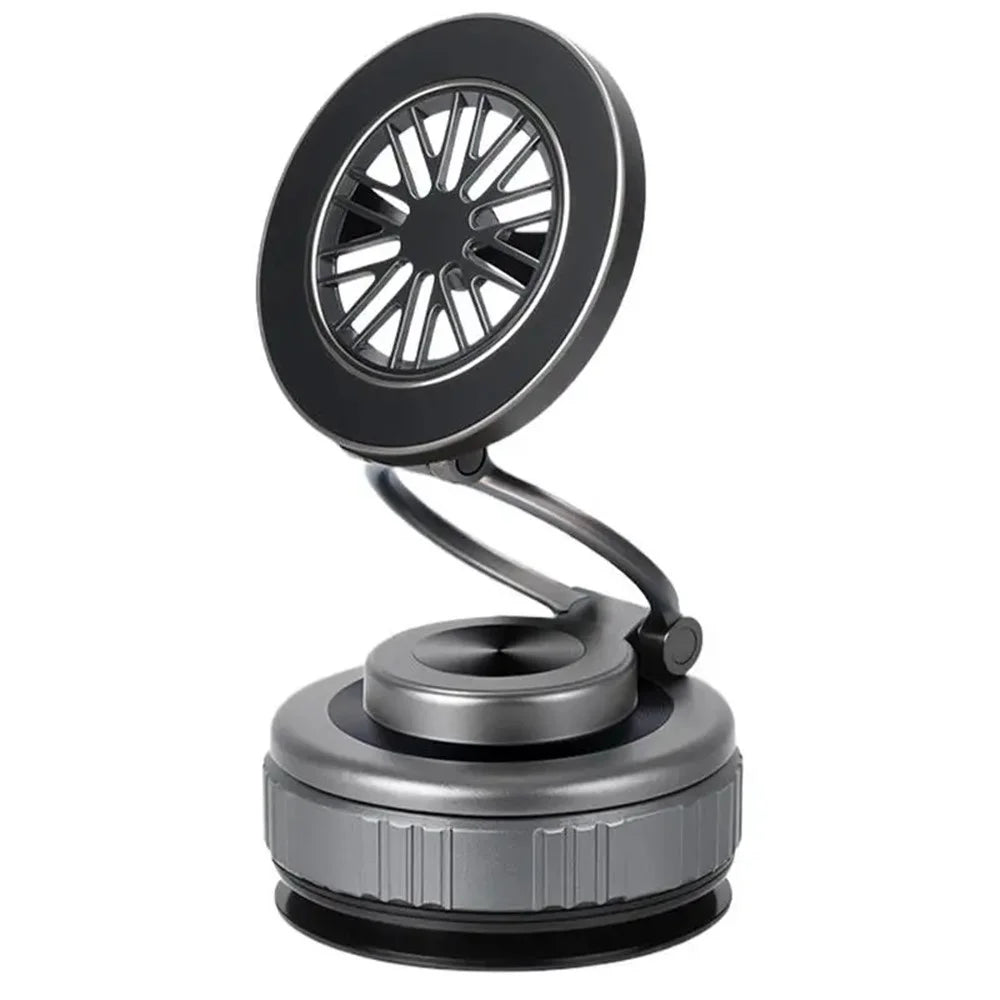 G511 Foldable Car Phone Mount 360 Degree Rotatable Magnetic Holder Suction Cup Stand - Tarnish - 1