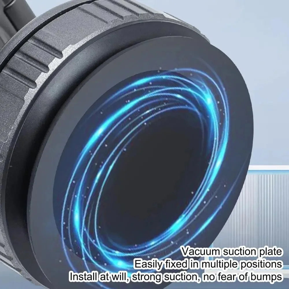 G511 Foldable Car Phone Mount 360 Degree Rotatable Magnetic Holder Suction Cup Stand - Tarnish - 7
