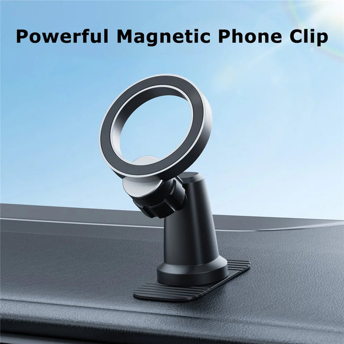 CZ-156B Car Dashboard Adhesive Mount Magnetic Phone Holder 360 Degree Rotation Cellphone Stand - 2