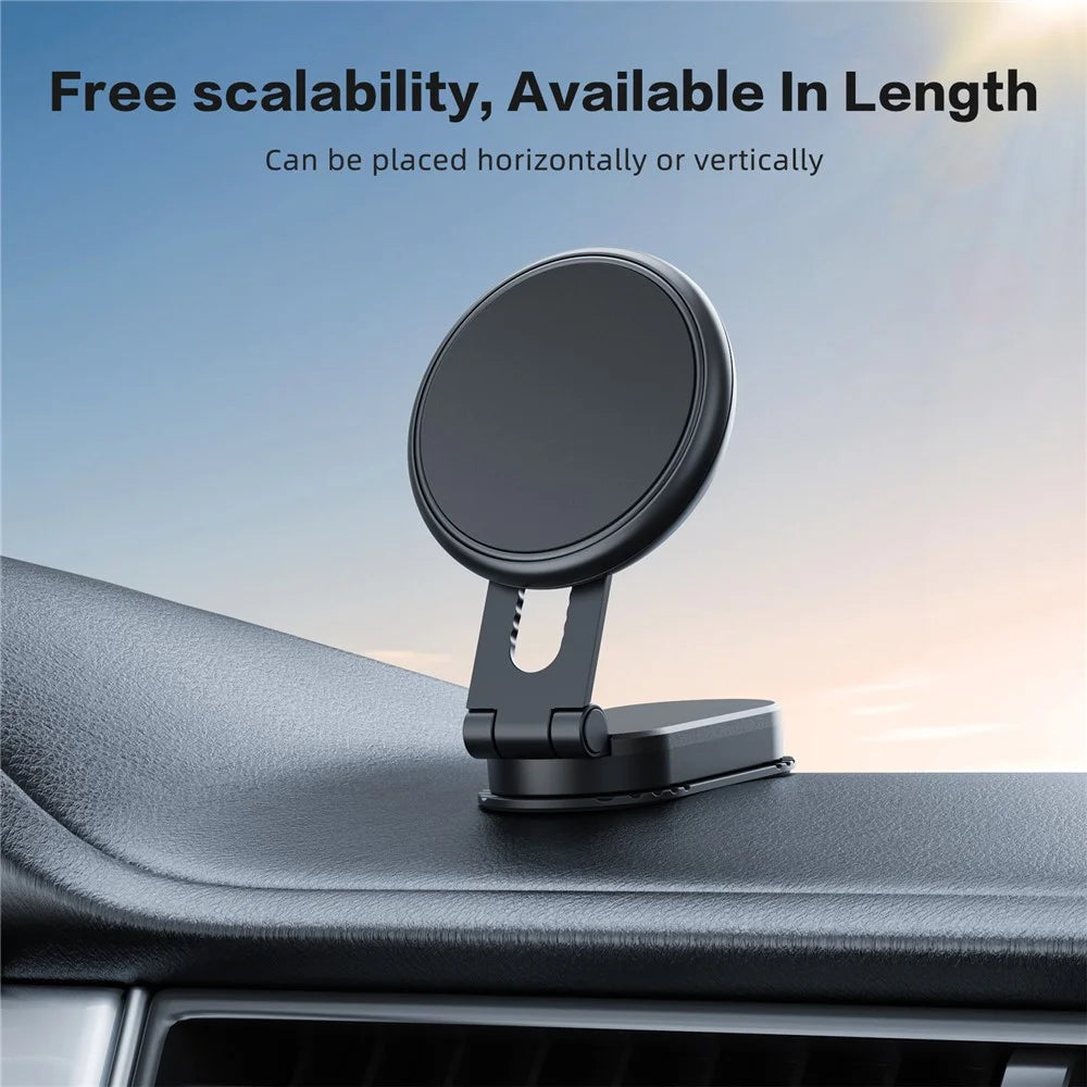 MA-151P Car Phone Holder Retractable Cellphone Bracket Adhesive Mount Folding Stand - 4