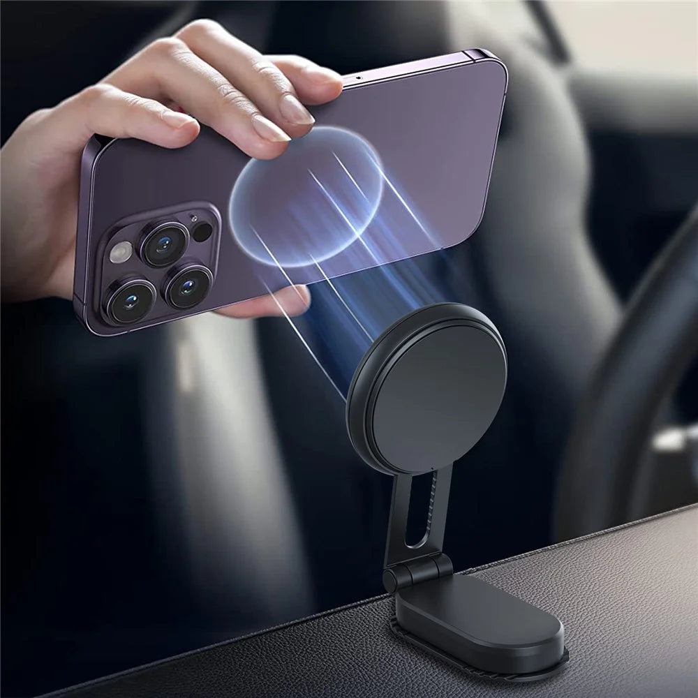 MA-151P Car Phone Holder Retractable Cellphone Bracket Adhesive Mount Folding Stand - 6