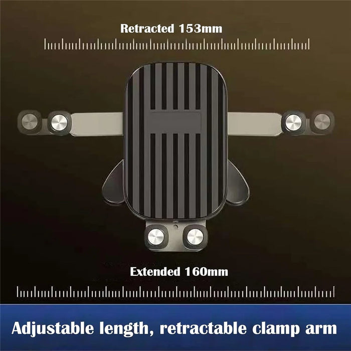 175 Auto Gravity Support Air Vent Mount Car Phone Holder for Foldable Screen Phones Bracket - 4