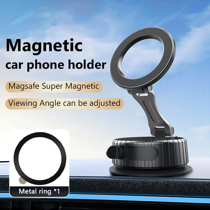 M003 Car Phone Holder Vacuum Suction Mount Foldable Cellphone Bracket - 2