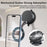M003 Car Phone Holder Vacuum Suction Mount Foldable Cellphone Bracket - 6