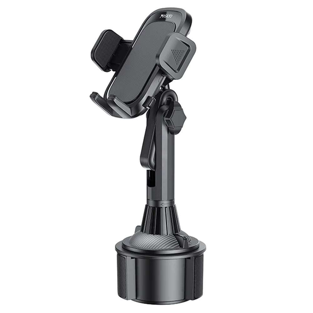 YESIDO C195 360 Degrees Rotating 4-6.7 inch Phone Bracket for Car Cup Holder Stand - 1