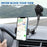 ML201 Gooseneck Car Phone Holder Suction Cup Windshield Phone Mount with Flexibile Long Arm - Black - 3