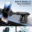 ML211 Strong Suction Car Phone Holder Dashboard Windshield Adjustable Extendable Mount Bracket - Grey - 4