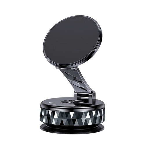 K13 Magnetic Car Phone Mount 360 Degree Rotation Vacuum Suction Cellphone Holder - Black - 1