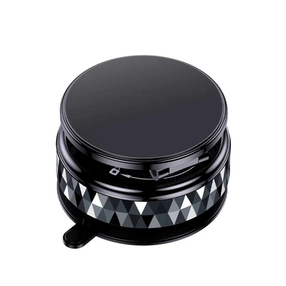 K13 Magnetic Car Phone Mount 360 Degree Rotation Vacuum Suction Cellphone Holder - Black - 2