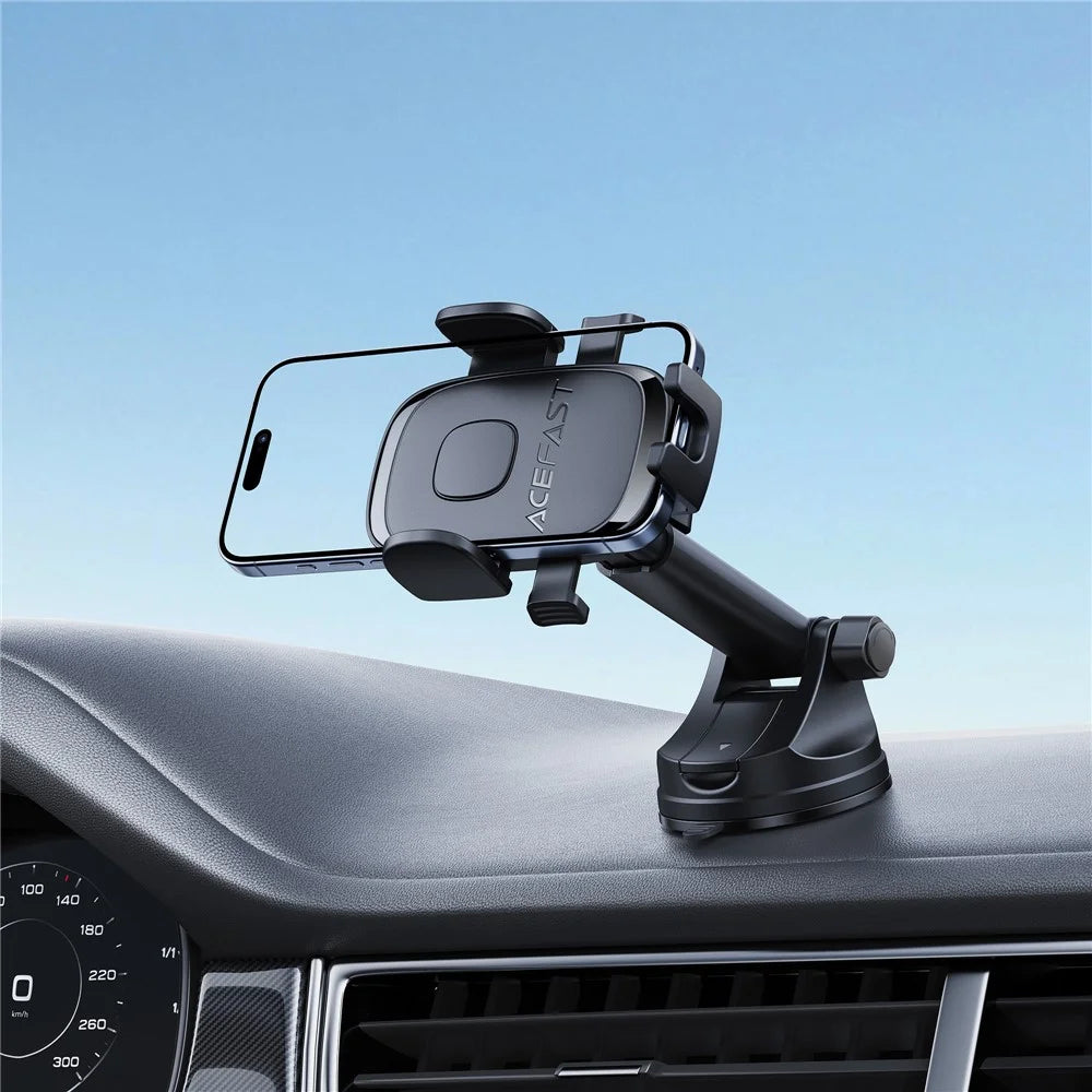 ACEFAST D57 Car Phone Mount Dashboard Suction Cup Holder One-Key Lock For 4.7-6.9 Inch Phones - 2