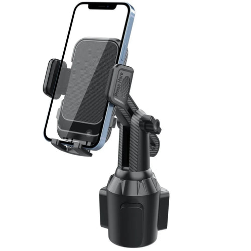 ML238 Adjustable Long Neck Car Cup Holder Phone Mount 360 Degree Rotation Universal Smartphone Stand - 1