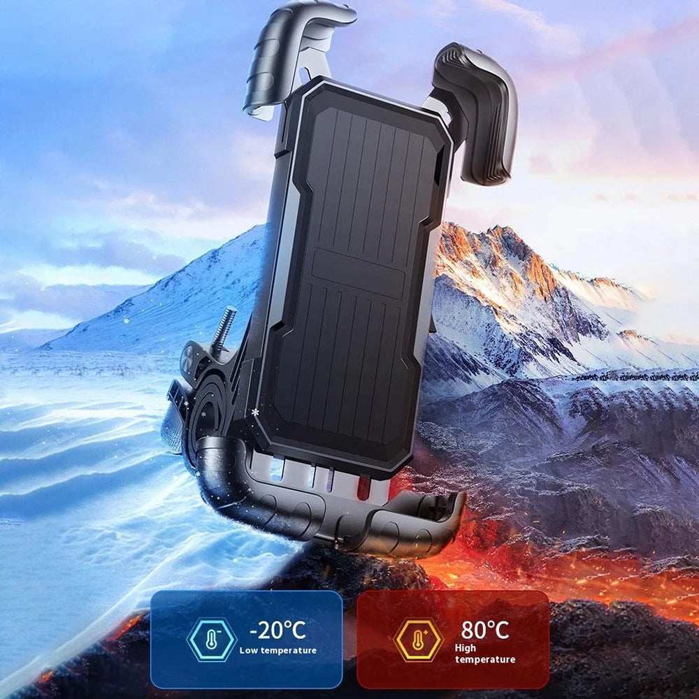 ML171 360 Degree Rotation Handlebar Mount Shock Absorbing Phone Holder for Bike  /  Motorcycle - 4