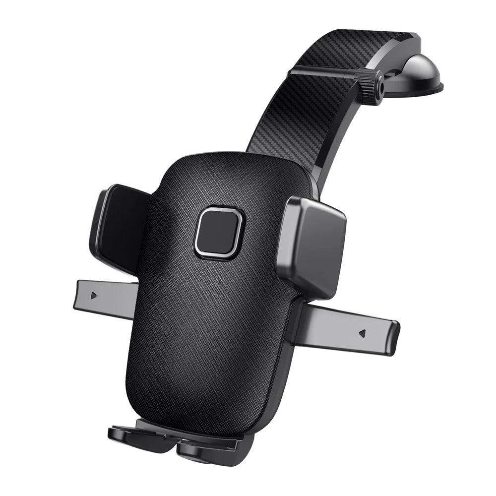 ML-190 Car Suction Cup Mount Extendable Rod Phone Holder 360 Degree Rotation Cellphone Stand - 1