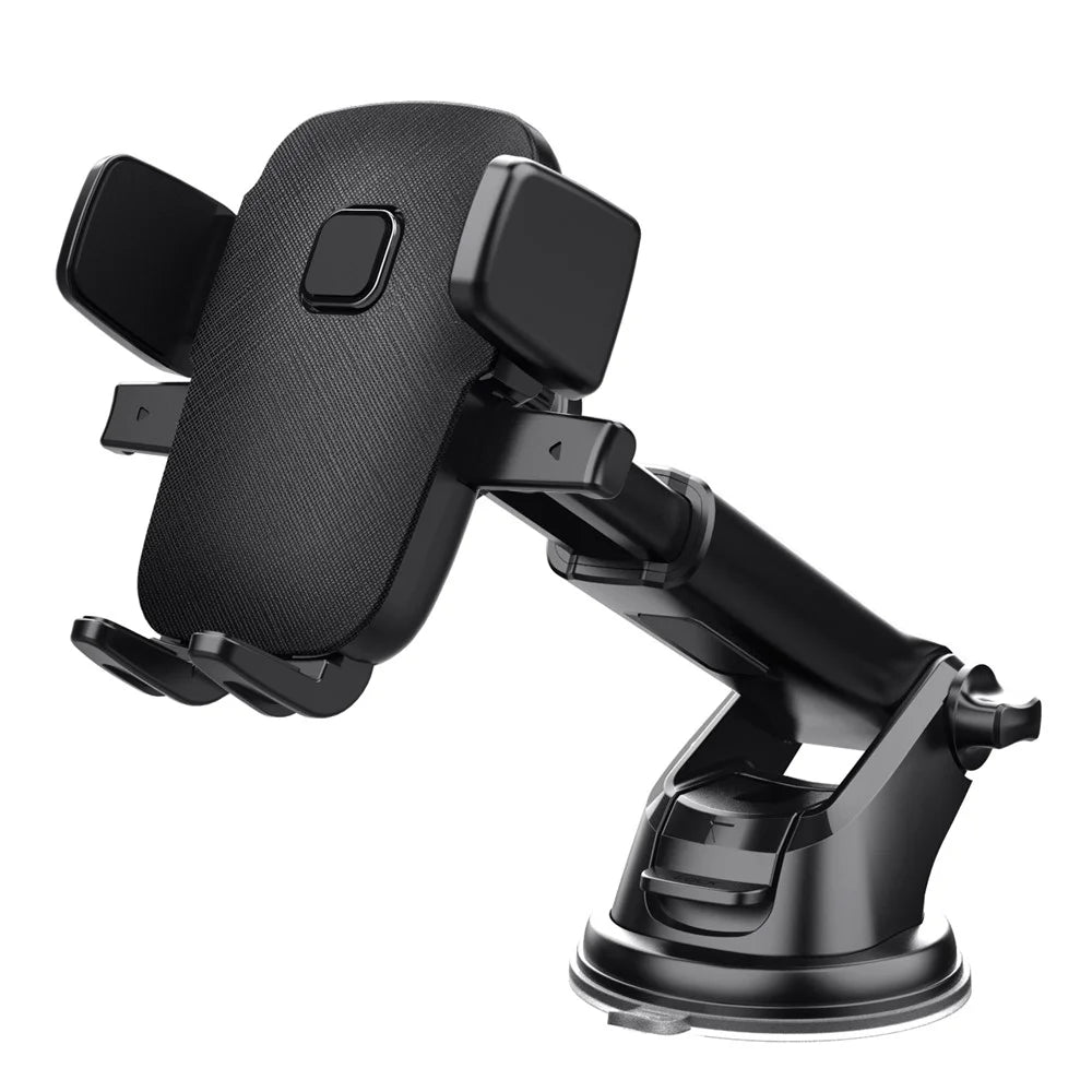 ML-197 For Car Dashboard / Windshield Extendable Arm Phone Holder 360 Degree Rotation Suction Cup Mount Bracket - 1