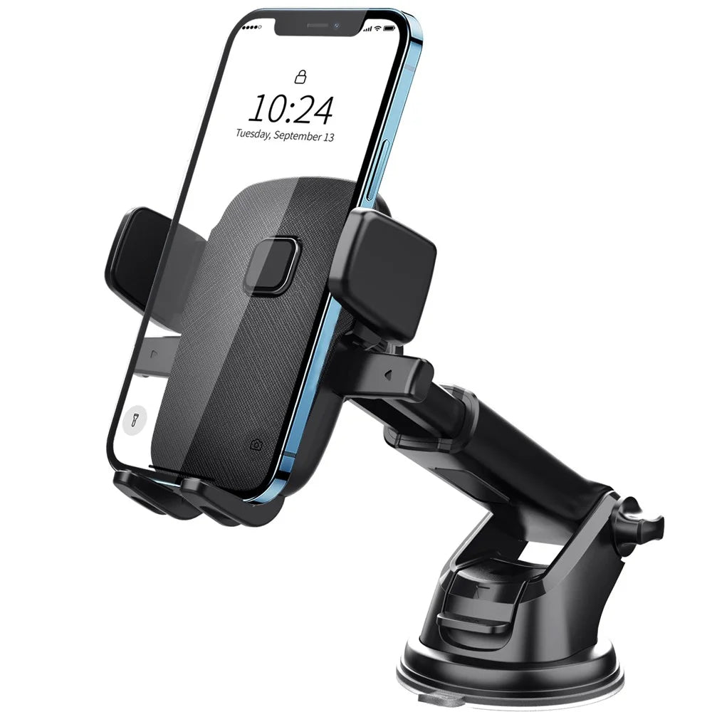 ML-197 For Car Dashboard / Windshield Extendable Arm Phone Holder 360 Degree Rotation Suction Cup Mount Bracket - 2