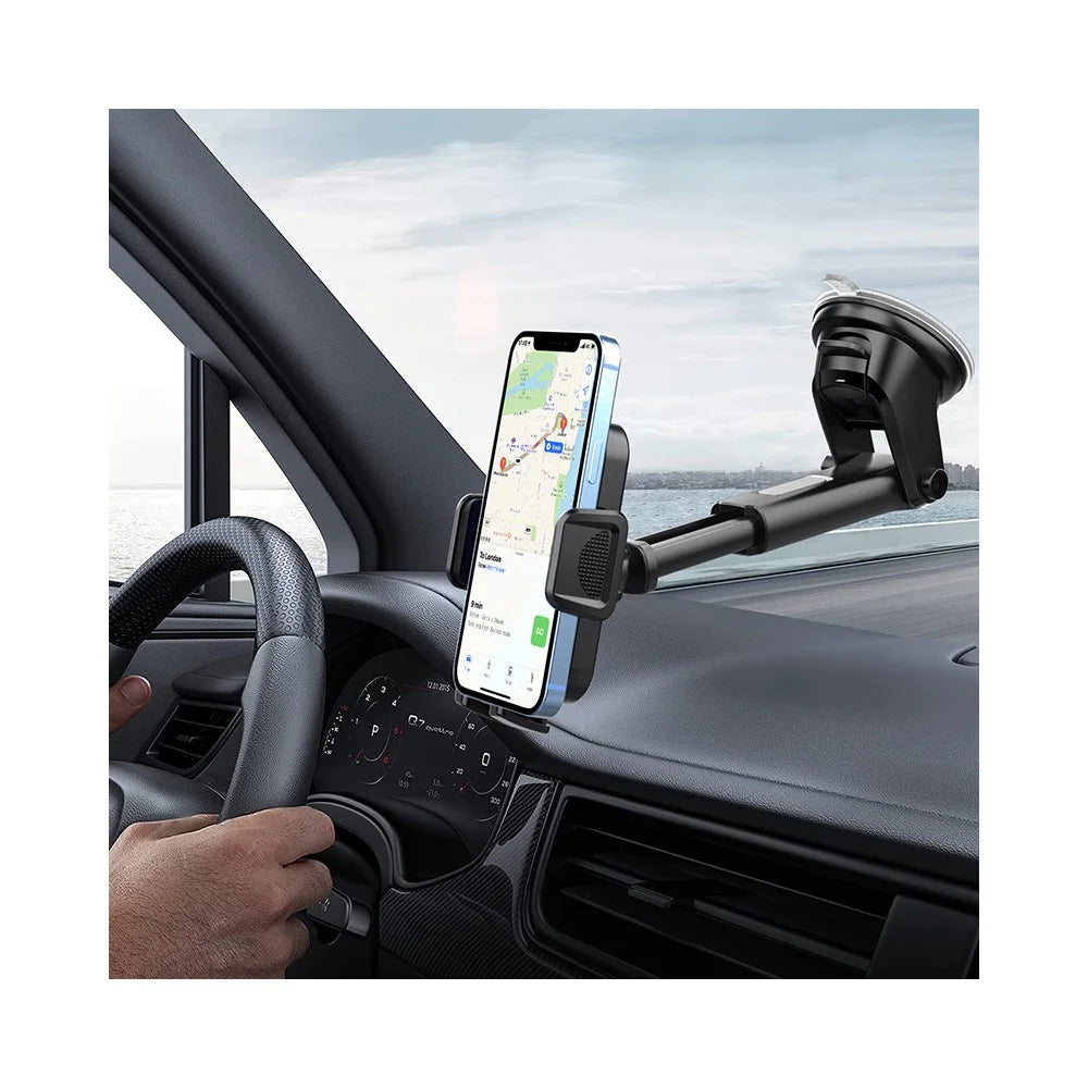 ML-200 Extendable Arm Phone Holder 360 Degree Rotation Suction Cup Mount Bracket for Car Dashboard / Windshield - 5