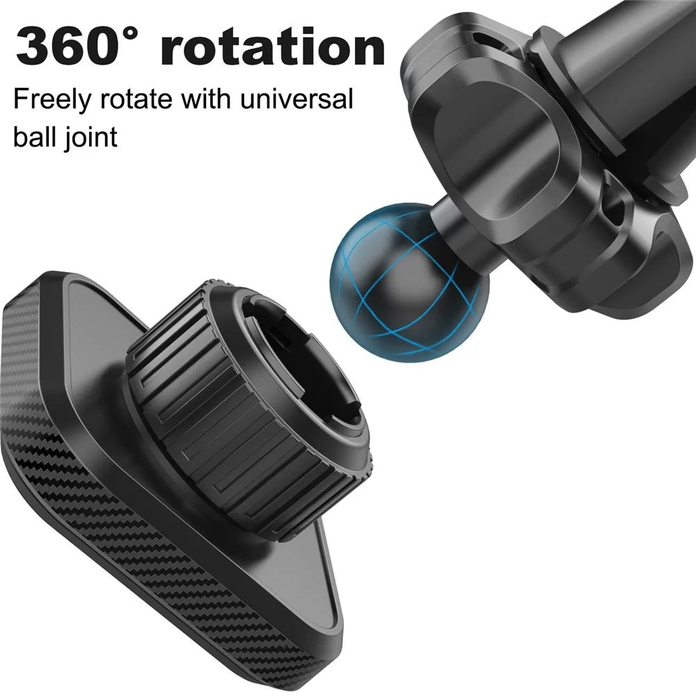 ML172 360 Degree Rotation Car Air Vent Square Magnetic Phone Holder Bracket for 4 - 7 Inch Phones - 4