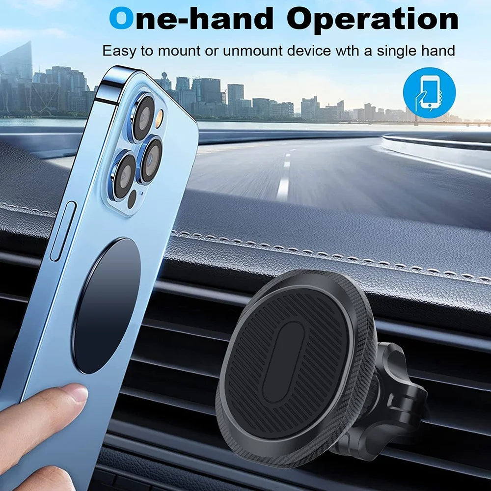 ML178 360 Degree Rotation Magnetic Phone Holder Anti Shake Car Air Vent Mount Bracket - 5