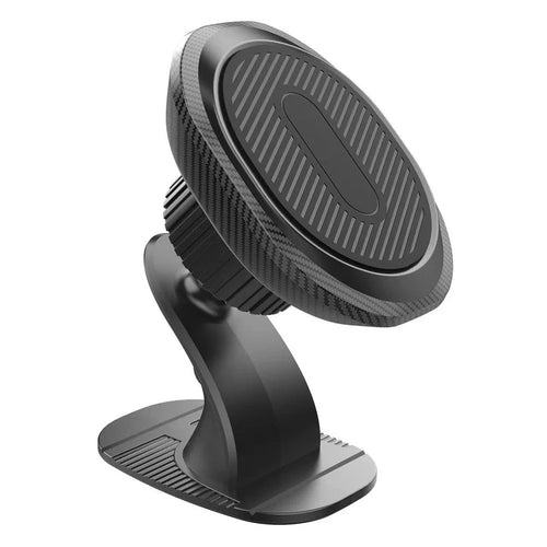 ML180 360 Degree Rotation Car Dashboard Mount Oval Magnetic Phone Holder Bracket with Adhesive Base - 1