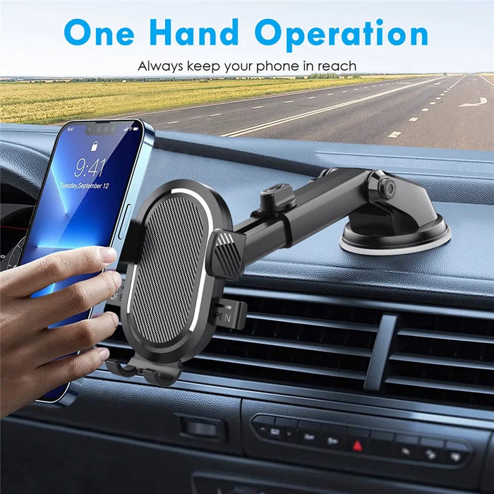 ML229 Suction Cup Mount Extendable Arm Adjustable Phone Holder for Car Dashboard / Windshield - 3