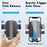 ML227 For Car Dashboard / Windshield 360 Degree Rotation Suction Cup Base Phone Holder with Extendable Arm - 4