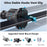 ML244 For Car Air Vent 360 Degree Rotation Phone Holder Hook Design Transparent Cellphone Mount Stand - Grey - 4