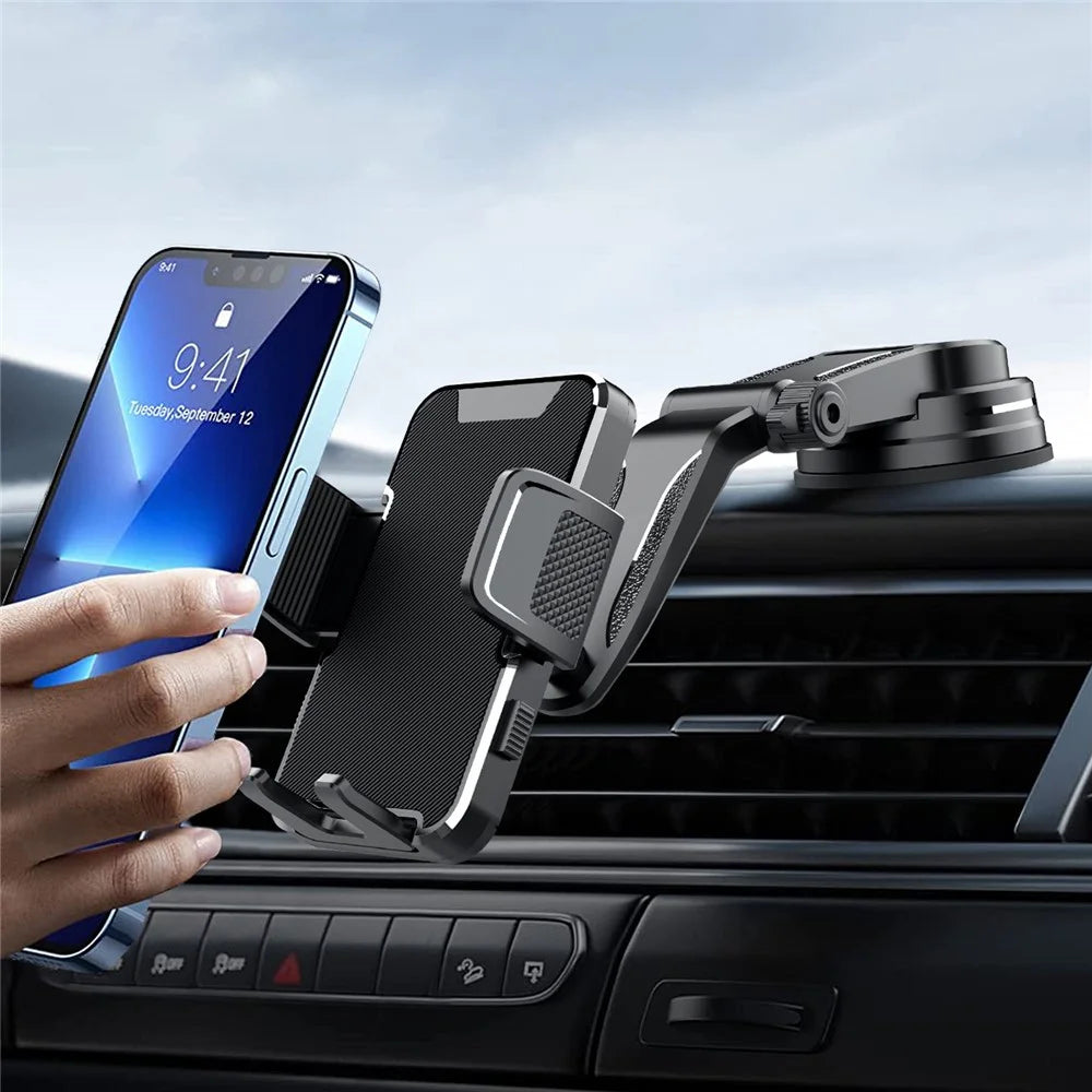 ML241 Car Phone Holder 360 Degree Rotation Adjustable Arm Suction Cup Mount Bracket - 7