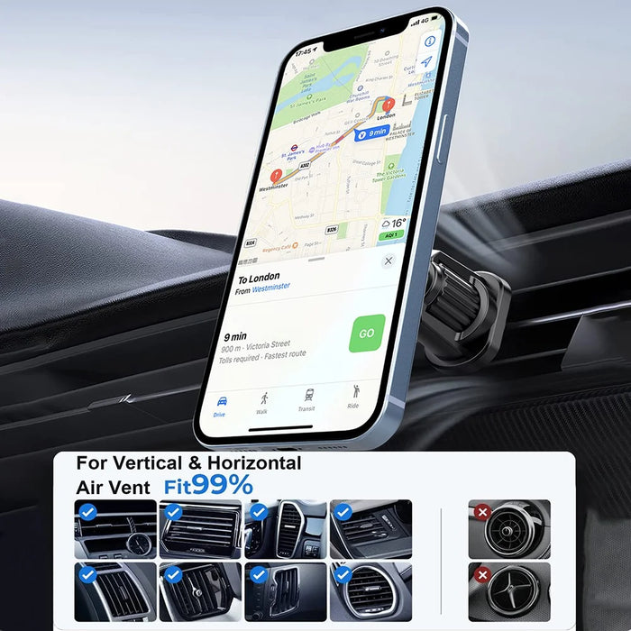 ML216 Magnetic Phone Holder 360 Degree Rotation Car Air Vent Mount Cellphone Bracket - 6