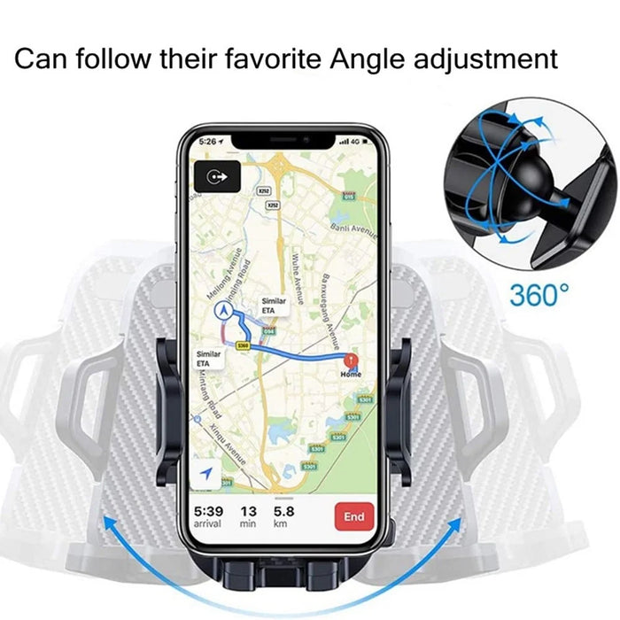 Universal Cell Phone Holder Windshield Dashboard Car Phone Mount Holder for iPhone / Samsung / OPPO / Huawei / Xiaomi - 3