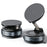 X68W Foldable Car Dashboard Magnetic Phone Mount 15W Wireless Charging Vacuum Suction Cup Stand - Black - 1