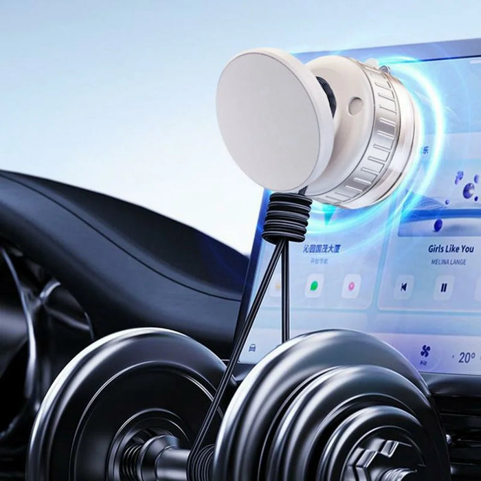 X50 Car Dashboard Windscreen Suction Cup Phone Holder 360 Degree Rotation Magnetic Mount Stand - Black - 5