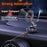 X64 Electric Vacuum Suction Car Phone Mount Foldable Magnetic Smartphones Bracket - Black - 6
