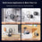 X64 Electric Vacuum Suction Car Phone Mount Foldable Magnetic Smartphones Bracket - Black - 7